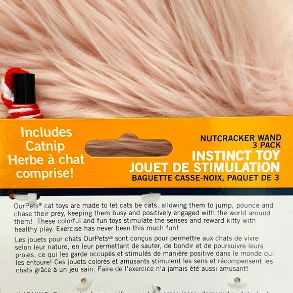 Brand New OUR PETS HOLIDAY INSPIRED TEASER CAT TOY-3CT - Picture 3 of 4